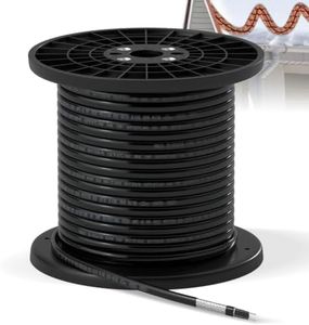 YeloDeer Cut-to-Length 240V 250Ft Self Regulating Roof Heat Cable Bulk Roll