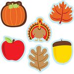 Carson Dellosa – Fall Mix Mini Colorful Cut-Outs, Fall Classroom Décor, 36 Pieces