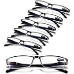 Gaoye 6 Pack Reading Glasses Men, Blue Light Blocking Readers, Mens Prescription glasses 2.5