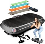 LifePro Waver Vibration Plate Exercise Machine - Whole Body Workout Vibration Fitness Platform w/ Loop Bands - Home Training Equipment for Weight Loss & Toning