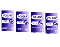 Super Poligrip Comfort Seal Denture Adhesive Strips, 40 Count(Pack of 4)