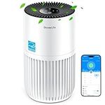 GoveeLife Mini Air Purifier for Bedroom, HEPA Smart Filter Air Purifier with App Alexa Control for Pet Hair, Odors, Pollen, Smoke, Portable Air Cleaner with 3 Speeds, 2 Modes, Timer, Aroma for Home