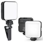 Mobilife LED Video Light Camera Light Laptop Light for Zoom Meeting Photography Lighting 100 LED Beads with Clip Dimmable and Rechargeable for Camera Selfie Stick Tripod Laptop Cellphone