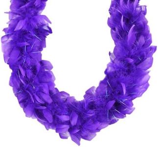 Touch of Nature 36702 Mini Boa, Viola con Lurex