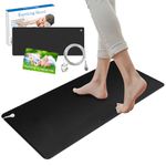 Grounding Mat Earthing UK for Improved Sleep, 30x100cm Earth Mat Grounding sheet for Improved Sleep, Reduced Anxiety, Pain, Inflammation, Headache Relief, Balance (30x100CM)