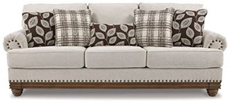 Ashley Furniture Signature Design - Harleson Traditional Upholstered Sofa - Wheat