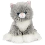 GUND Camilla Kitten Plush, Premium Cat Stuffed Animal for Ages 1 and Up, Brown/White, 9”