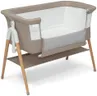 Delta Children Bondi Adjustable Height Bedside Beechwood Bassinet with PureAir Mesh Sheet and FSC-Certified Wood, Tan