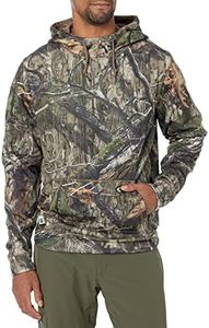 Mossy Oak Men's Camo Hunting Hoodie Performance Fleece Hooded Sweatshirt, Country DNA, M