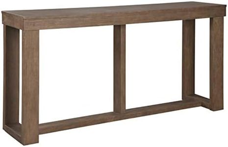 Signature Design by Ashley - Cariton Modern Wooden Sofa Table, Brown