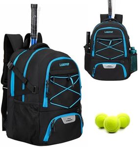 LARIPOP Tennis Bag Tennis Backpack for Women and Men 2 Rackets with Separate Shoe Compartment for Pickleball Tennis Badminton Rackets