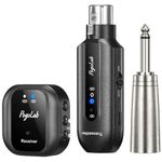 POGOLAB UHF In-Ear Monitor System with XLR Connector, Portable Wireless In-Ear Monitor System with Volume Control and 2 Input Modes, Ideal for Band Rehearsals, Live Performances,Studio Use