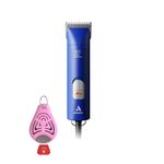 Andis Agc Super 2 Speed Ultraedge Dog Grooming Clipper|Provides Full Body Clipping-Power|Comes With Torque Brushless Motor & 3M Cord Length|Suitable For All Coats & Breeds-Blue-Unisex,Battery Powered