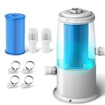 Pool Filter Pump for Above Ground Pool for Water Clean & Clarity, 1000 GPH Swimming Pool Pump Filter