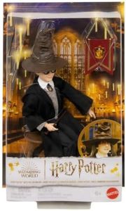 Harry Potter Toys, Harry Potter with The Sorting Hat Doll Clothes and Accessories, 12-Inch Harry Potter, HND78