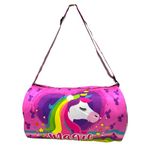 Samvardhan Duffle Bag for Girls (1 pcs) Duffle Bag for Kids | Whimsical and Sturdy Bag | Best for Travel and Play | Return Gifts Birthday Party for Kids (Unicorn Style 3)