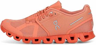 ON Cloud Monochrome 1 Women's Running Shoes, Flare, 5