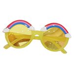 BabyMoon Kids Unicorn Shaped Summer Sunglasses Goggles For Baby Girls & Boys (0-3 Years) -Yellow