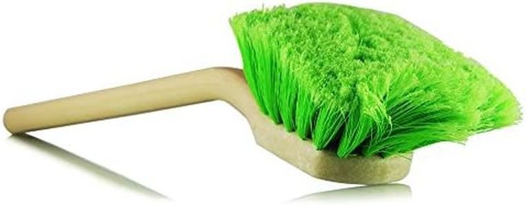 Chemical Guys Acc_G01, 20" Long Handle Body/Wheel Brush with Flagged-Tip Bristles, Angled Head, 1 Pack