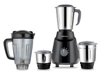 Bajaj Rex Neo 4 Jar 500W Mixer Grinder | DuraCut Blades | 2-In-1 Function Blade In Dry Jar | 2 Yrs Warranty 【Black/Grey】