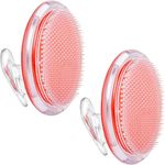 Dylonic 2pk Exfoliating Body Scrub Razor Bump Brush and Ingrown Hairs Solution - Skin Exfoliator for Body Shaving Irritation, Strawberry Legs, Armpit, Bikini Line - Body Exfoliator Scrubber Loofah