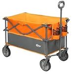 PORTAL XL Deeper Festival Trolley 228L Larger Capacity Folding Camping Garden Beach Trolley Heavy Duty Pull along Cart Collapsible Wagon with Wheels Foldable Picnic Trailer Hand Truck