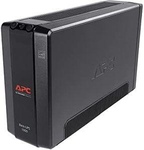 APC UPS 1000VA UPS Battery Backup and Surge Protector, BX1000M Backup Battery Power Supply, AVR, Dataline Protection