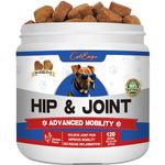 ColEaze Joint Supplement for Dogs, Glucosamine Chondroitin for Dogs Joint Pain Relief, Hip & Joint Care - Chicken Flavor - 120 Ct 270g