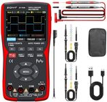 703S 3-in-1 Handheld Oscilloscope Multimeter DDS Generator, Dual Channel 50MHZ Bandwidth, 280MSa/s High Sampling Professional Oscilloscope, 25000 Count Digital Multimeter, Voltmeter, 2*P2060 Probes