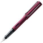 LAMY AL-star black purple - Fountain Pen with ergonomic grip & polished steel nib in size M - lightweight aluminum body - including LAMY T 10 blue cartridge - Right-Handed