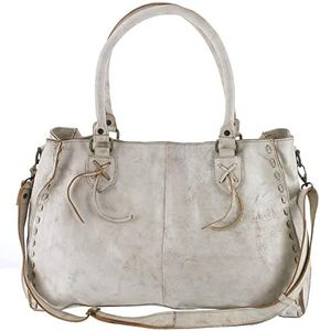 BedStu Rockaway Satchel WhiteDistressed