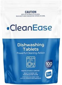 CleanEase Dishwasher Tablet 100Pack - 10g OPP Film