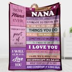 Nana Gifts, Nana Birthday Gifts, Gifts for Nana - Soft Flannel Blanket 50”X 60”- Nana Gifts for Birthday, Mothers Day Christmas Birthday Gift for Nana, Presents for Nana Birthday Gifts