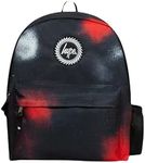 hype school uni casual work hiking day backpacks for kids boys girls teens men and women, Black, One Size