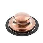 Kitchen Sink Stopper, 3-1/2 inch Universal Sink Plug Cover for Garbage Disposal Flange Drain - Stainless Steel Antique Copper (Antique Copper)