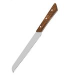 S.B. ANJALI SHALU BHAI Stainless Steel Wooden Handle Bread Knife Heavy Duty.(Vegetable + Non Veg)(Kitchen Knife)