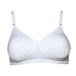 Women's Cotton Non Padded Wire Free Mastectomy Bra (LC-PCBP08_White_40)