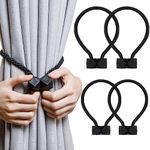 4 Packs Magnetic Curtain Tiebacks f