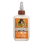 Gorilla Glue Wood Glue, Indoor & Outdoor Carpentry Projects, Paintable, Sandable, Moisture Resistant, Clamping, Natural Color, 4oz/118mL (Pack of 1), 6212001