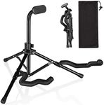 Kadence Guitar Stand Folding, Tripod, Metal Universal for Acoustic guitar, Electric Guitars, Ukulele, Violin, Banjo and Mandolin (NK51)