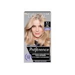 L'Oreal Paris Preference Hair Dye, Luminous Permanent Rich Hair Colour, Long Lasting Brilliance, Achieve Radiant, Salon-Inspired Results, Shade: 8.1 Copenhagen