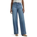 Lee Women's Legendary High Rise Trouser Jean, Elevated Retro, 16