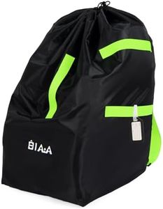 elaia Car Seat Travel Bag for Airplane, Waterproof Wearable with Straps, Large Capacity Car Seat Check Bag, Perfect for Air Travel, Family Vacations, and Parents with Infants