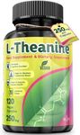 Next Gen U L-Theanine Food Supplement 250 mg Capsules, Caffeine Free Supplements to Support Anxiety, Stress, Sleep, Derived Naturally from Green Tea