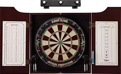 Viper by GLD Products Viper Hudson All-in-One Dart Center & Shadow Buster Dartboard Light Bundle, Black