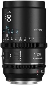 SIRUI Astra 100mm 1.33X Full Frame Auto Focus Anamorphic Cine Lens for L Mount Cameras, Lumix DC Series, FP/FPL, Leica SL Series (Neutral Flare)