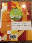 Statistics for the Behavioral Sciences