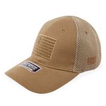 HIGHLAND TACTICAL - American Flag Soft Mesh Hat Desert