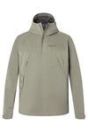 Marmot Men's PreCip Eco Pro Jacket, Waterproof Jacket, Lightweight Hooded Rain Jacket, Windproof Raincoat, Breathable Windbreaker, Ideal for Running and Hiking, Vetiver, M