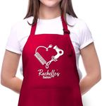 Custom Salon Apron for Hair Stylist Women with Custom Name - Customized Hairdresser Apron for Stylists with 2 Pockets for Work Essentials, Ideal Custom Gift for Hairdressers & Barbers - Salon Gift